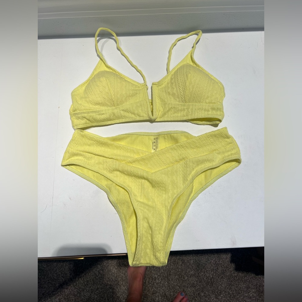 Shein Yellow 2 Piece